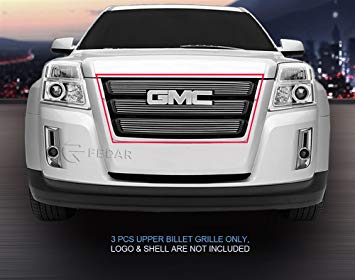 GMC Grill Logo - Amazon.com: Fedar 10-13 GMC TERRAIN Bolt Over Style Billet Grille ...