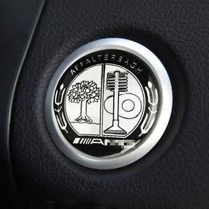 Silver Tree Logo - 3.9cm Silver TREE Emblem Engine Button Sticker Start/Stop Switch ...
