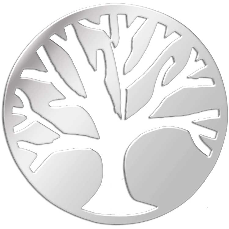 Silver Tree Logo - My Mundi Silver Tree Of Life Coin - luluwinter.com