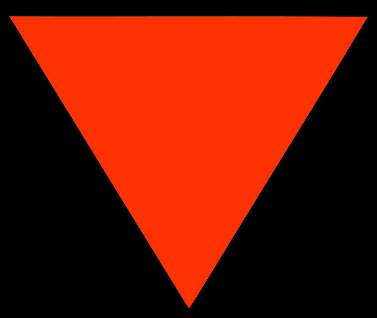 Upside Down Red Triangle Logo - An inverted Red Triangle is the symbol for family planning health ...