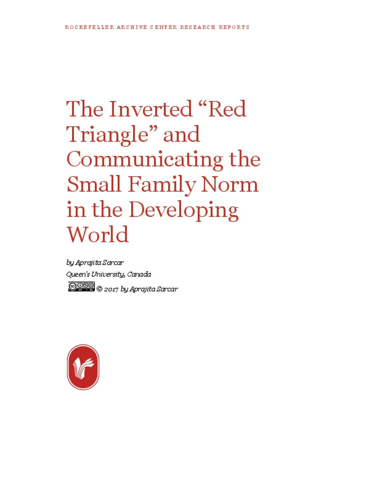 Upside Down Red Triangle Logo - The Inverted Red Triangle and Communicating the Small Family Norm