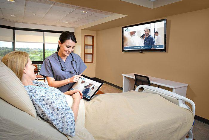 TVR Communications Logo - Advances in 'edutainment' systems | Health Facilities Management