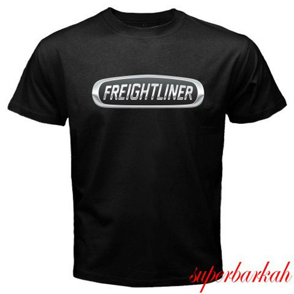 Freightliner Trucks Logo - New Freightliner Trucks Company Trucker Logo Men's Black T-Shirt ...