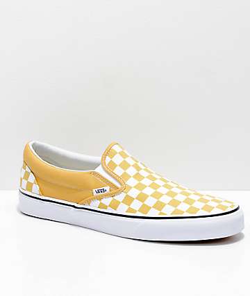 buy \u003e yellow checkerboard vans kids, Up 