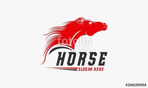 Cool Horse Logo - Fast Horse logo designs concept vector, Cool Head Horse logo designs