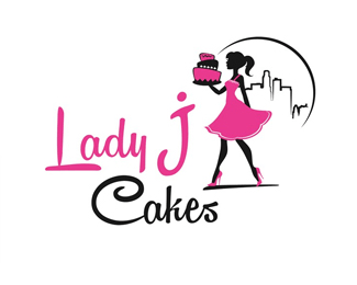 Lady Logo - Logopond, Brand & Identity Inspiration (Lady J Cake)