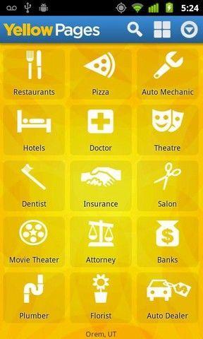 Yellow Pages Review Logo - Yellow Page App | Yellow Pages Android App Review Download Yellow ...