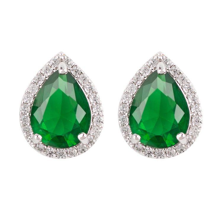Green Teardrop and Triangle Logo - Teardrop Pendant Green. Buy Buckingham Palace Green Teardrop