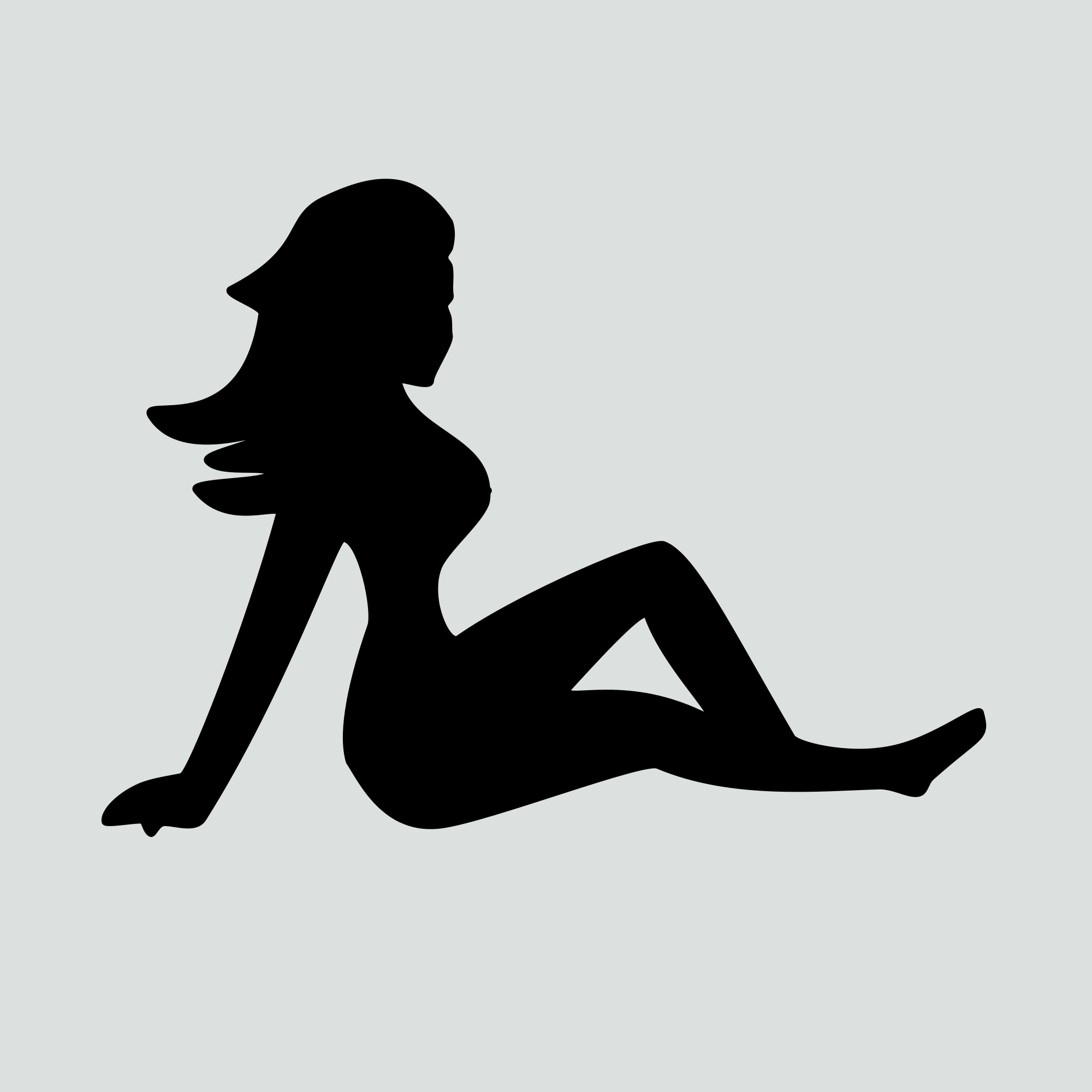 Trucker Girl Logo - Mudflap girl