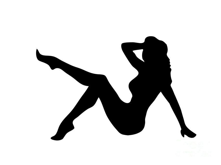 Girl Black Logo - Trucker girl Logos