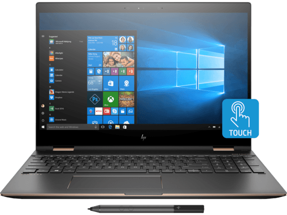 HP Laptop with Lighted Logo - Touch Screen Laptops