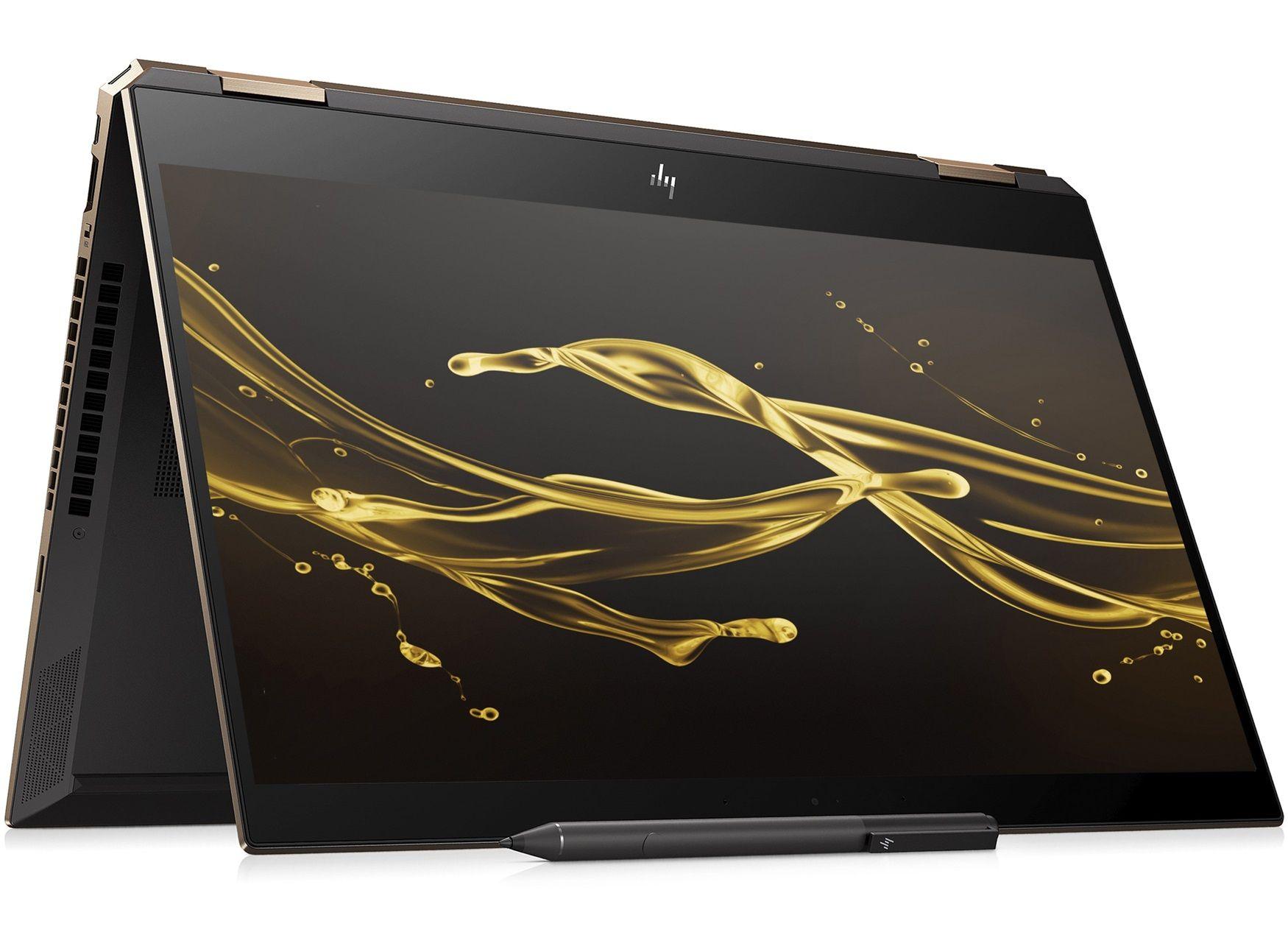 HP Laptop with Lighted Logo - HP Spectre X360 2019 Edition 15 Df0002na 4K Convertible Laptop