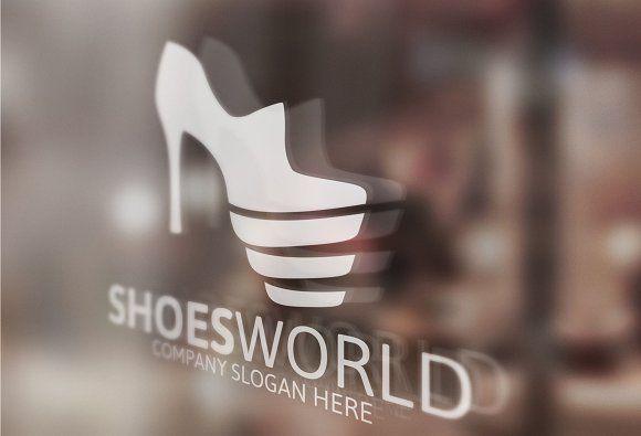 Shoe World Logo - Shoes World Logo ~ Logo Templates ~ Creative Market