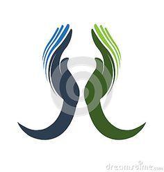 Rainbow Hands Logo - Best logo image. Visual identity, Brand design, Design
