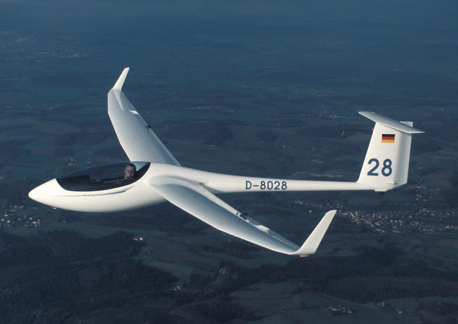 Glider Aircraft Logo - ASW 28