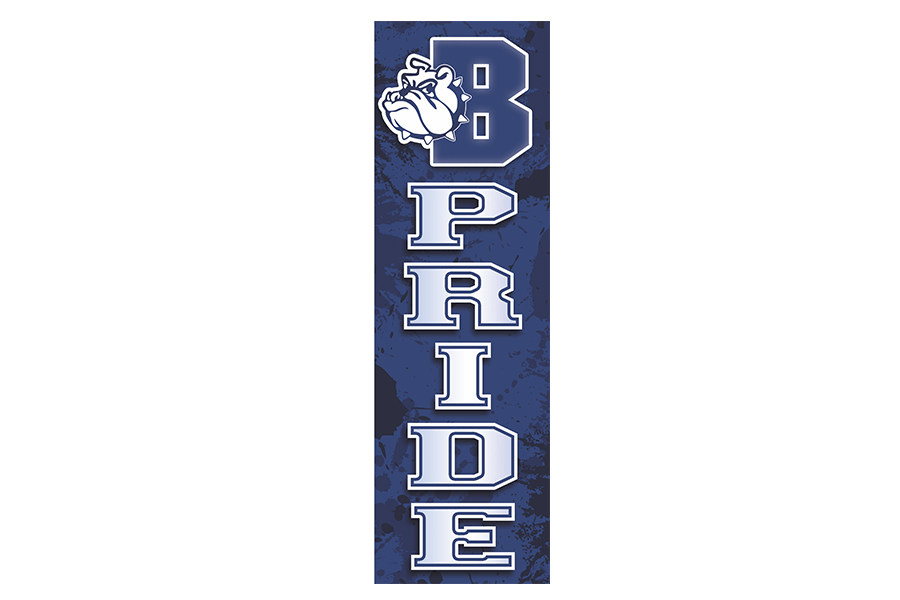 Blue Bulldog Pride Logo - Bulldog Pride Sports Signs
