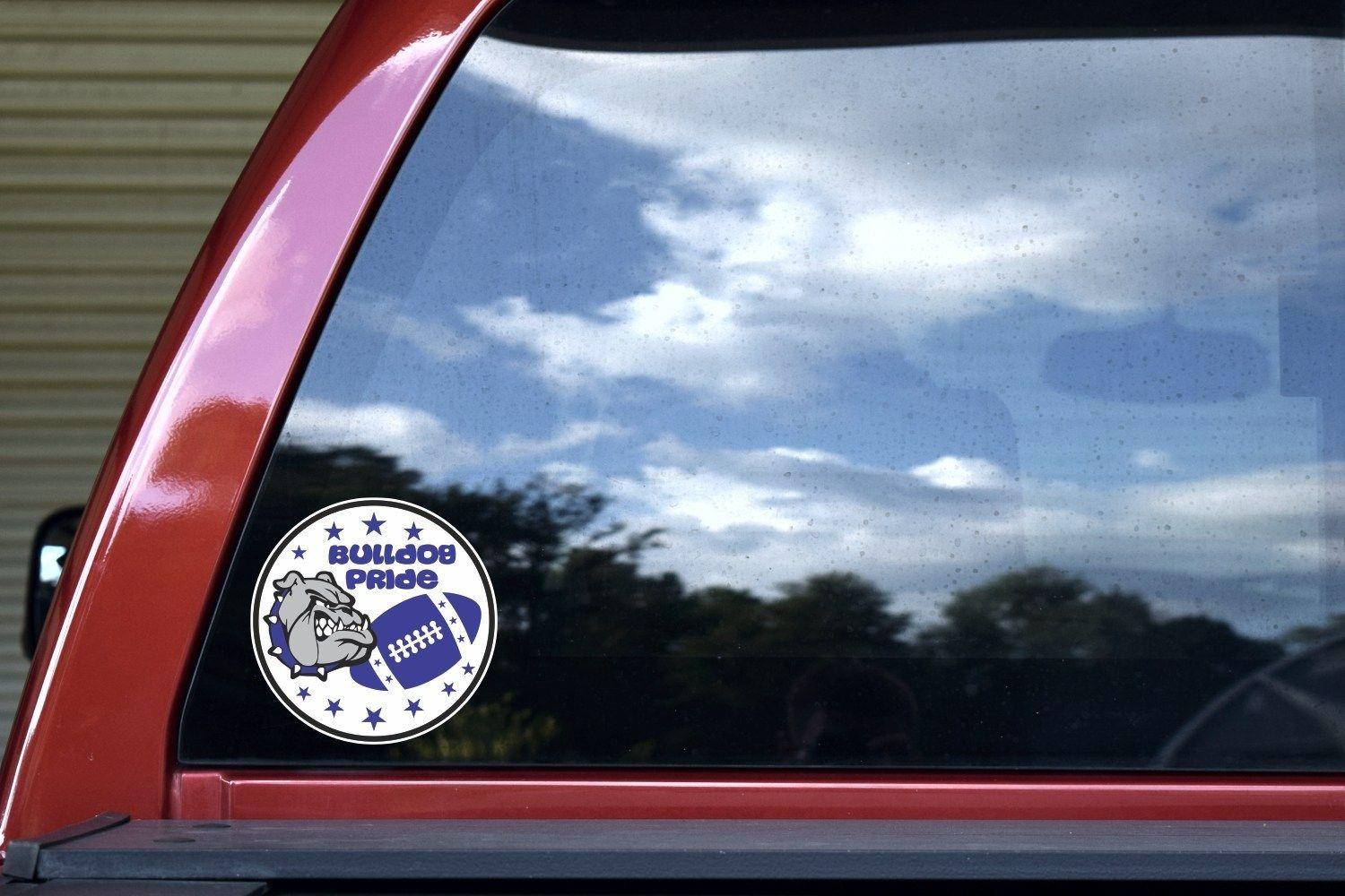 Blue Bulldog Pride Logo - 5in x 5in Blue Bulldog Pride Sticker | StickerTalk®