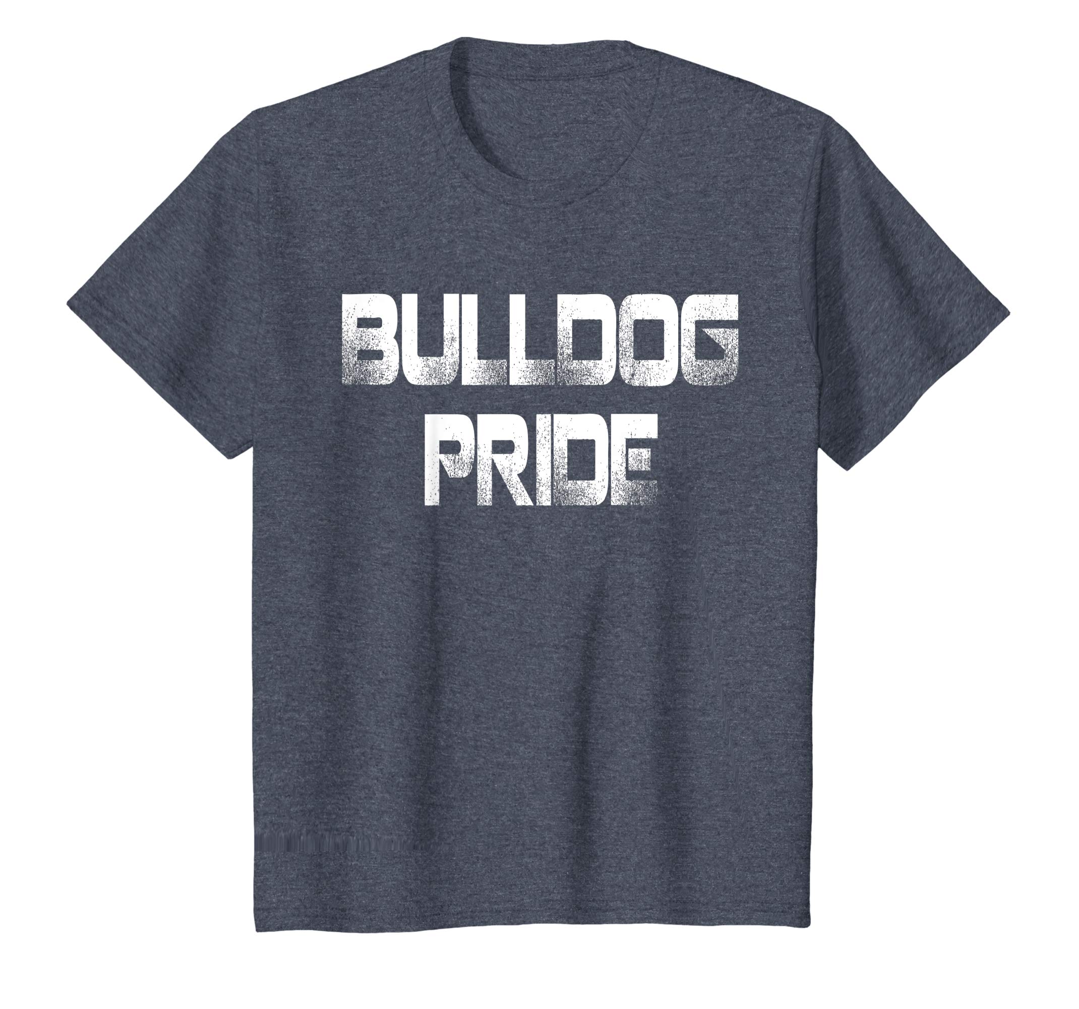 Blue Bulldog Pride Logo - Amazon.com: Bulldog Pride T Shirt for Sports School Spirit Shirt Tee ...