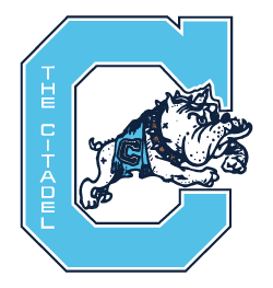 Blue Bulldog Pride Logo - Retro Citadel Bulldogs in 2019 | Sports logos | College, College ...