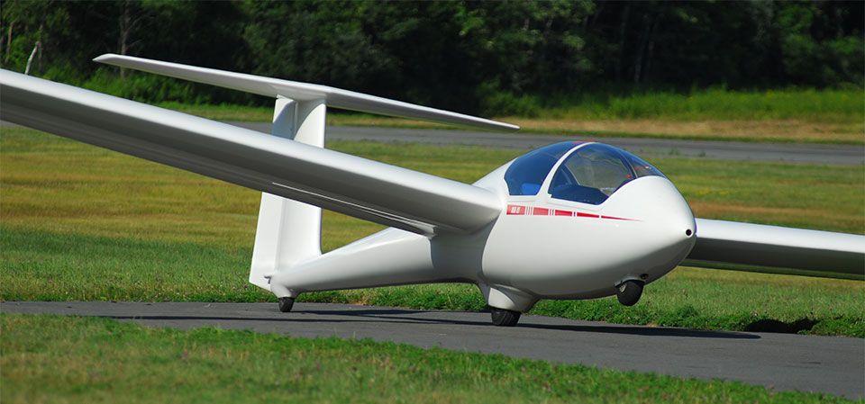 Glider Aircraft Logo - Glider Rides