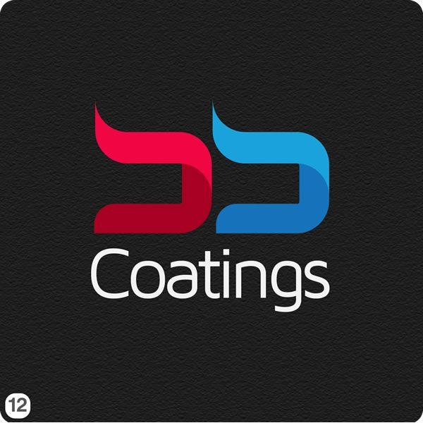 Red White Blue Company Logo - Painting Company Logo Design for D&D Coatings