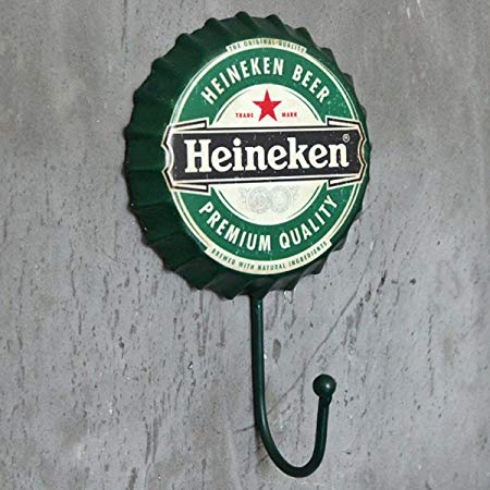 Red and Green C Logo - WJS Clothes Hooks Retro Beer Lid Wall Hooks Personality Iron Wall ...