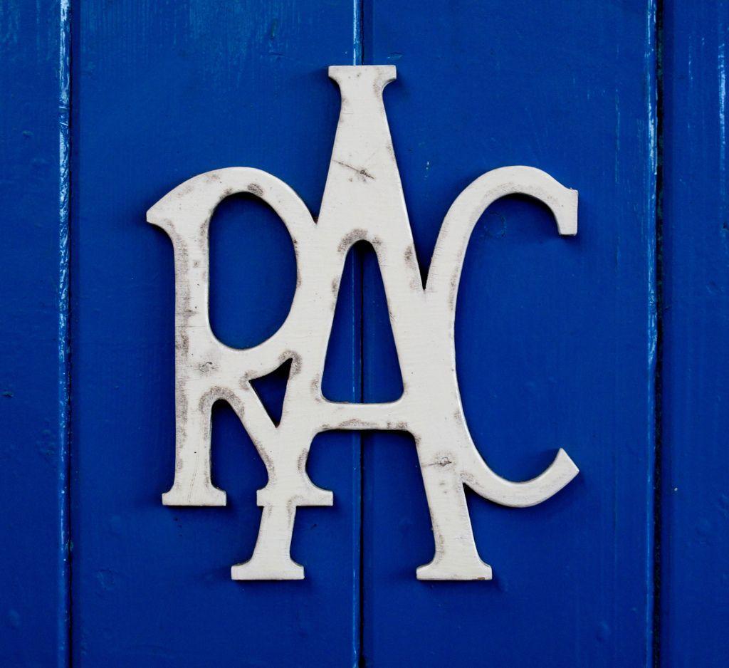 RAC Logo - RAC Logo. From an original RAC call box, Amberley 2011. Ormrede