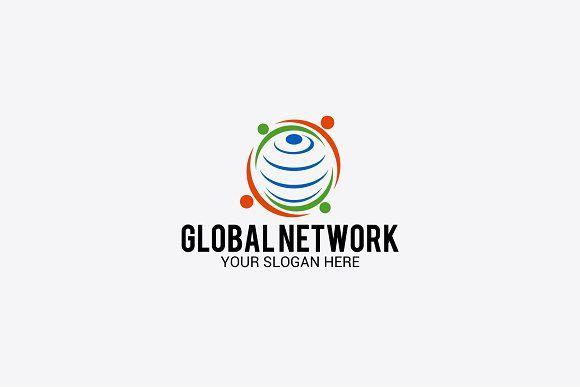 Global Network Logo - GLOBAL NETWORK ~ Logo Templates ~ Creative Market