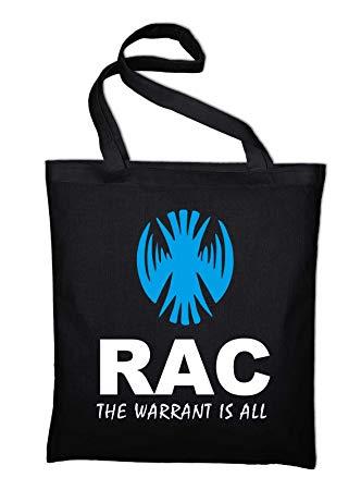 RAC Logo - Killjoys RAC Logo Jute Bag Bag Bag Cotton Bag, BLACK (Black ...