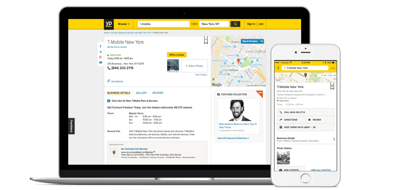 Yellow Pages Review Logo - Yellow Pages Network Main Goes Big Digital Marketing