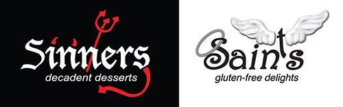 Sinner Logo - Sinners and Saints Desserts