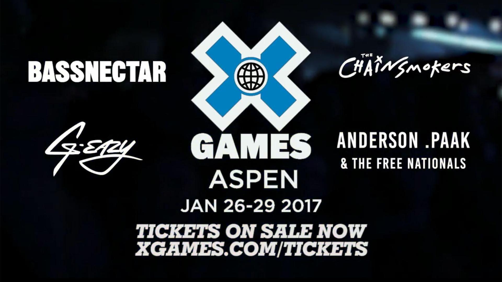 X Games Logo - Announcing X Games Aspen 2017 music lineup