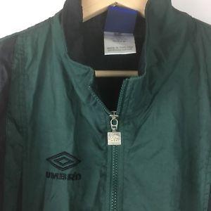 Striped M Logo - VTG 90s UMBRO Soccer Windbreaker Nylon Jacket M Logo Futbol Green