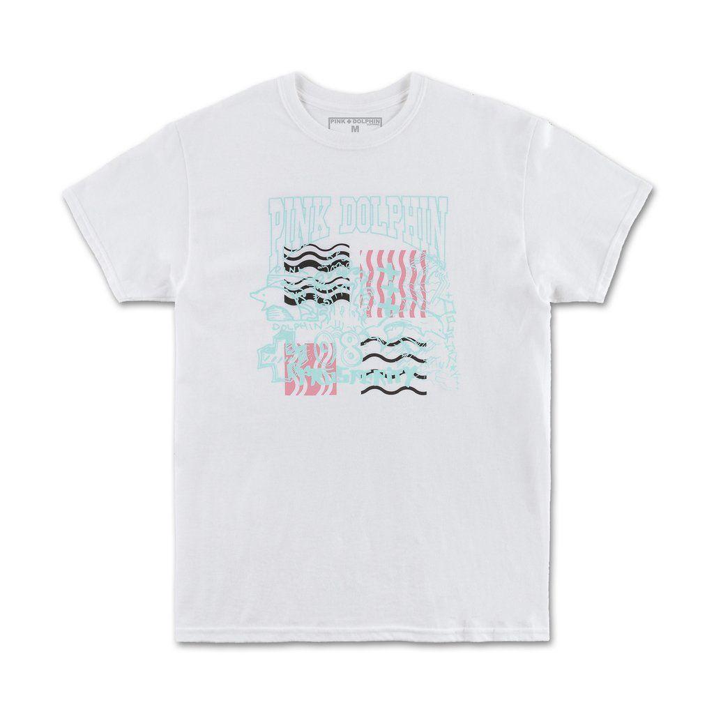 White Pink Dolphin Logo - Logo Sketch Tee in White – Pink+Dolphin