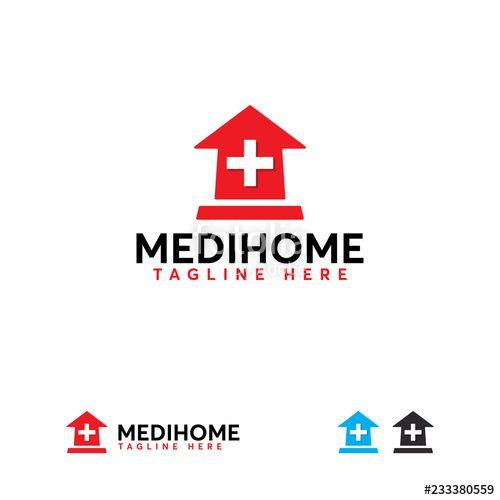 Medical Home Logo - Medical Home logo designs concept vector, Clinic logo template ...