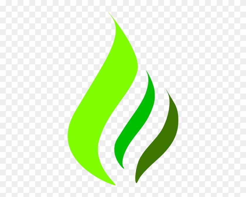 Green Flame Logo - Green Gas Flame Logo Clip Art At Clker - Green Flame Logo - Free ...