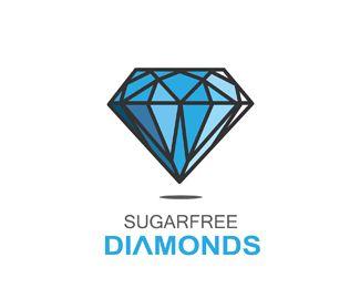 Diamonds in Triangle Logo - Sugarfree diamonds Designed by Nirodesign | BrandCrowd