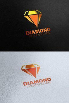 Diamonds in Triangle Logo - 177 Best Diamond logo images | Identity design, Brand identity ...