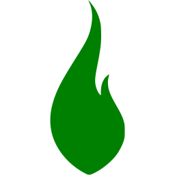 Green Flame Logo - Green flame icon - Free green flame icons