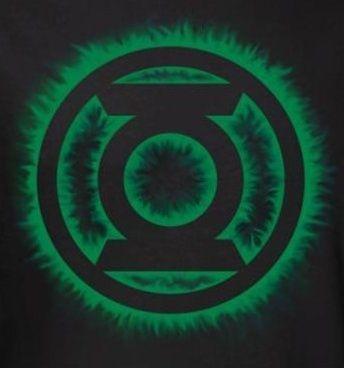 Green Flame Logo - Green Lantern Green Flame Logo T Shirt