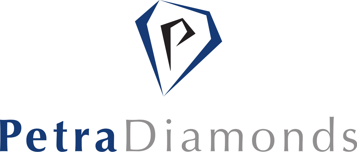 Diamonds in Triangle Logo - Petra Diamonds