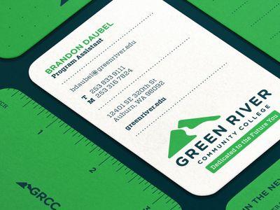 Green River Community College Logo - Green River Community College Business Cards by Chapter & Verse ...