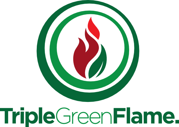 Green Flame Logo - Industrial Projects - Triple Green Flame Stoker