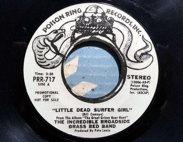 Broadside Band Logo - Incredible Broadside Brass Bed Band Dead Surfer Girl Vinyl