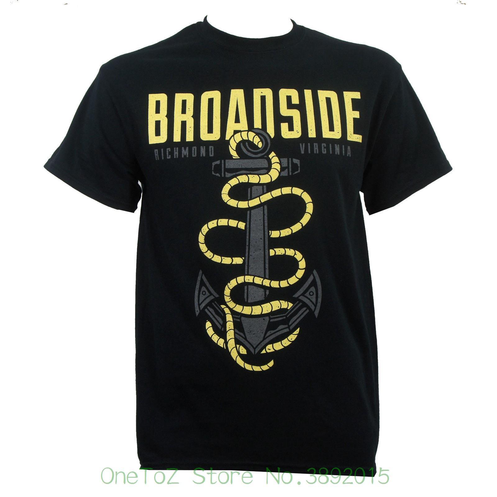 Broadside Band Logo - Man / Boy T Shirt Authentic Broadside Band Anchor Richmond Virginia