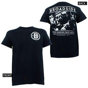 Broadside Band Logo - Authentic BROADSIDE Band Never Looking Back Band Photo T Shirt S M L