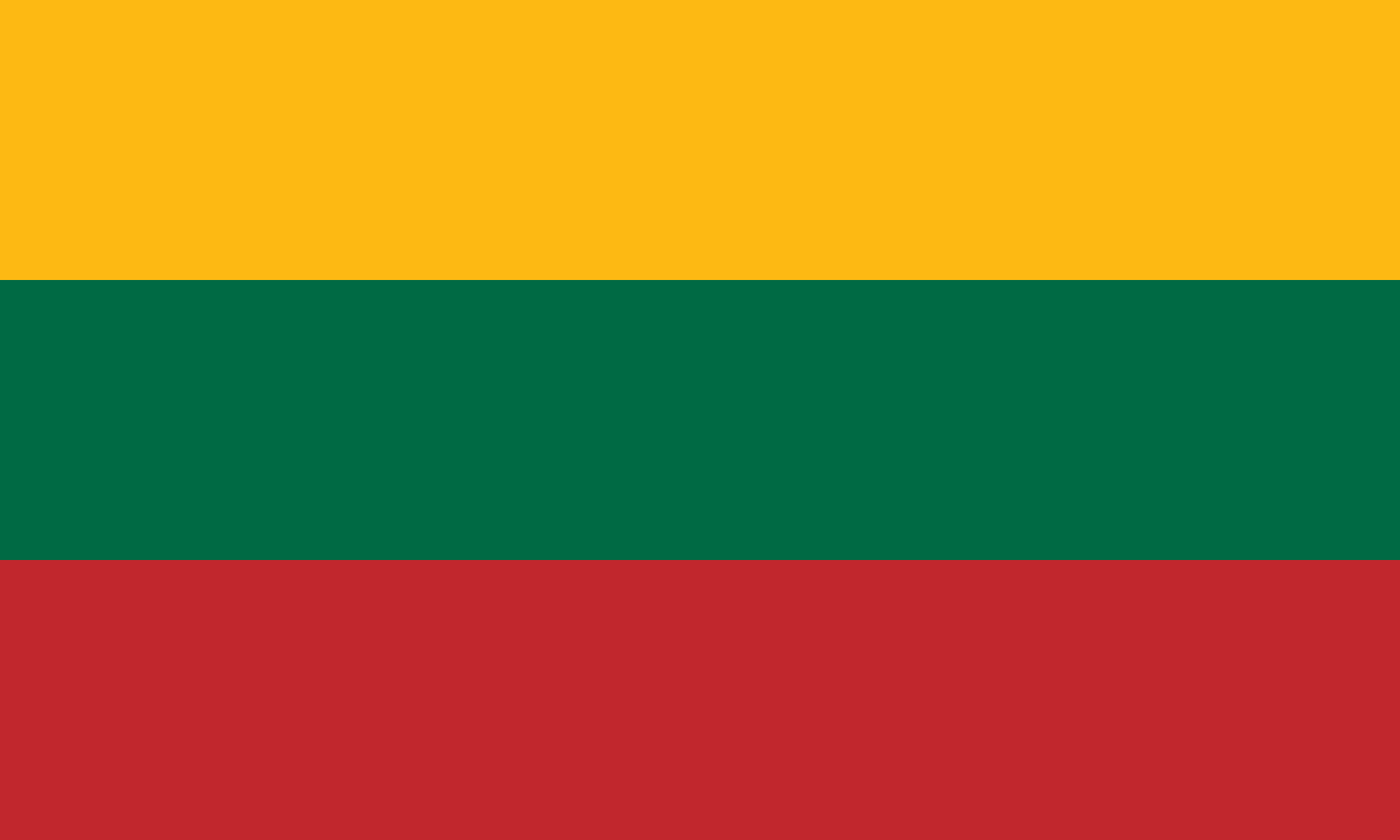 Red and Green C Logo - Flag of Lithuania