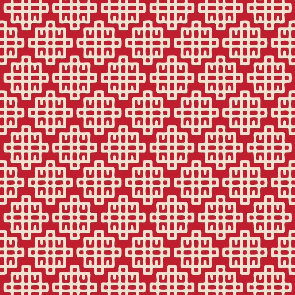 Red and White Geometric Logo - Asian Red and White Geometric Pattern Vectors