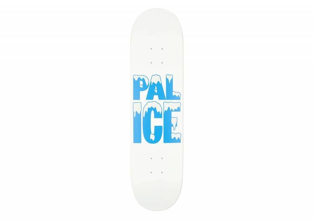 Palace Skateboard White Logo - Palace Skateboards Pal Ice White 8.0 Skateshop LLC