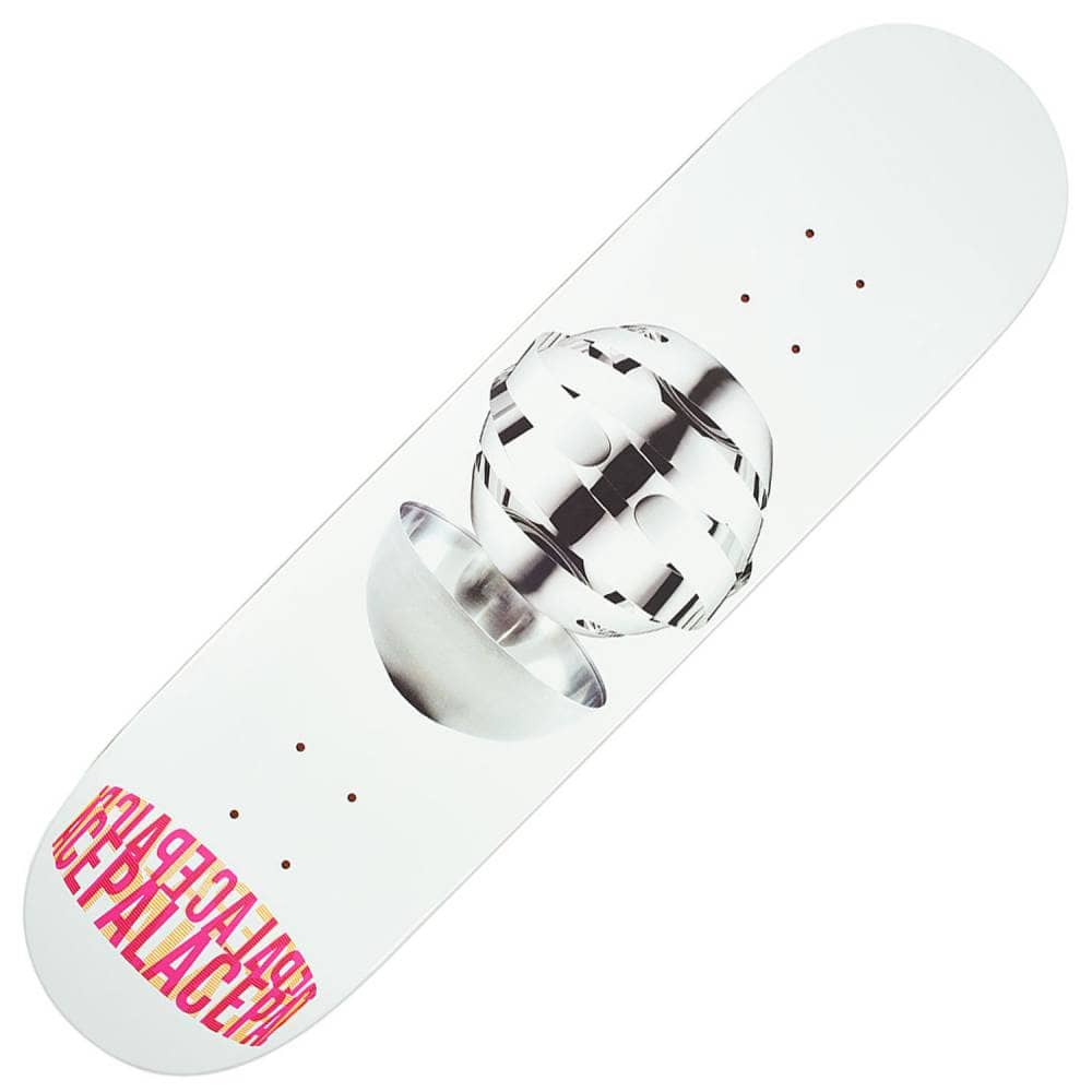 Palace Skateboard White Logo - Palace Skateboards Mhead (White) Skateboard Deck 8.1'' - SKATEBOARDS ...